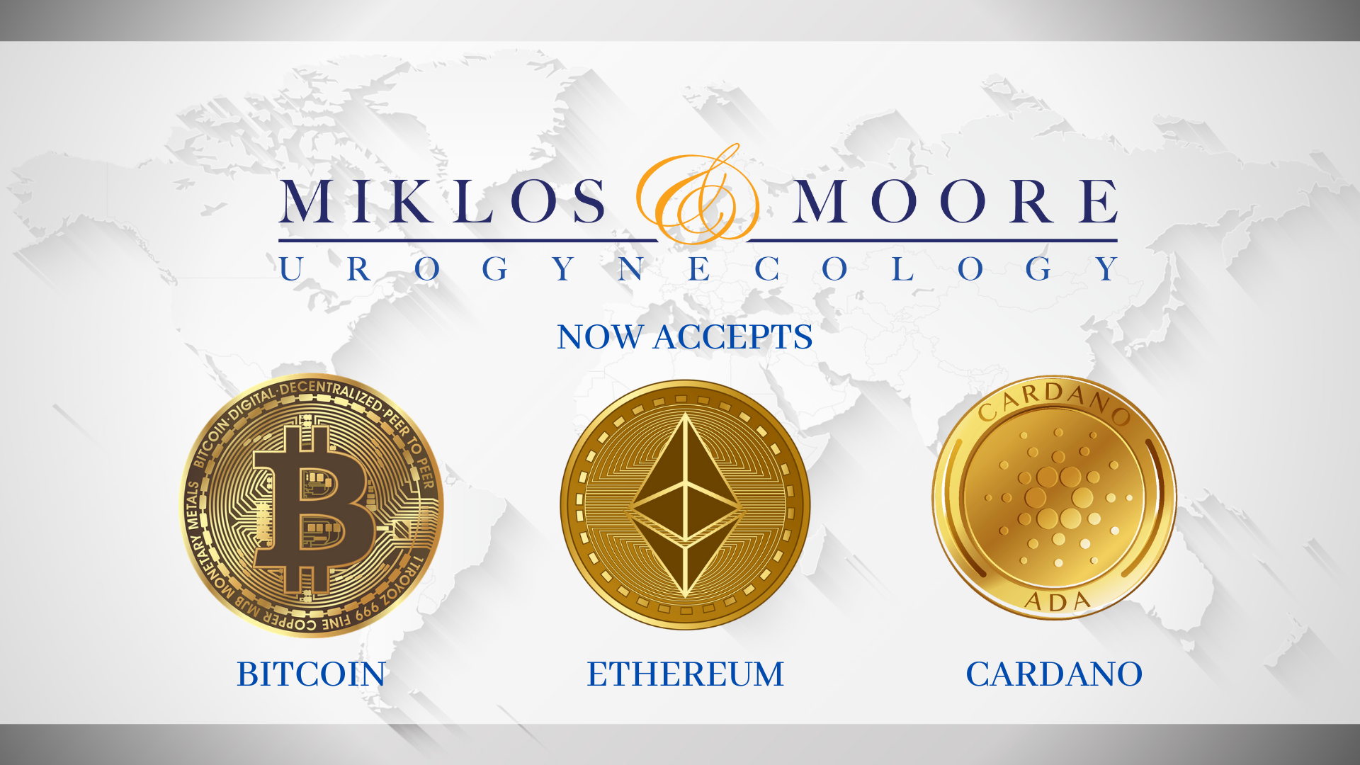 Miklos & Moore Urogynecology Now Accepts Cryptocurrency